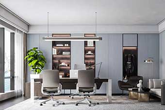 威海轻奢风格-书房