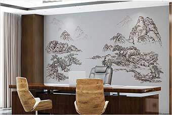 威海森佰汇航空纤维墙咔（山水之间）